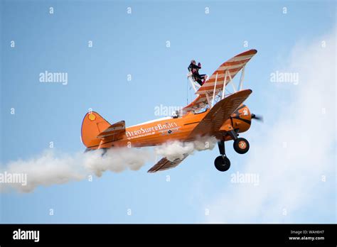 the breitling wingwalkers|aerobatics wingwalking.